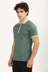 Zip-Up Smart Polo