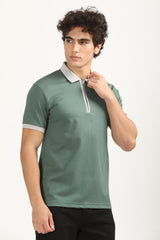 Zip-Up Smart Polo
