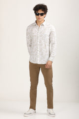 Smart Casual Premium Cotton Printed Shirt