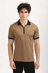 Zip-Up Smart Polo