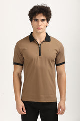 Zip-Up Smart Polo