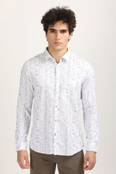 Smart Casual Premium Cotton Printed Shirt