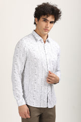 Smart Casual Premium Cotton Printed Shirt