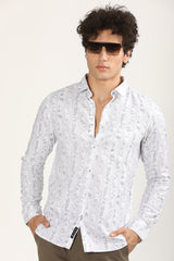 Smart Casual Premium Cotton Printed Shirt