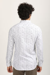 Smart Casual Premium Cotton Printed Shirt