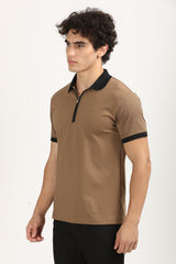 Zip-Up Smart Polo