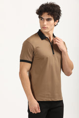 Zip-Up Smart Polo
