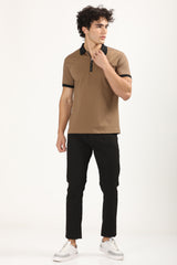 Zip-Up Smart Polo