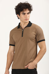 Zip-Up Smart Polo