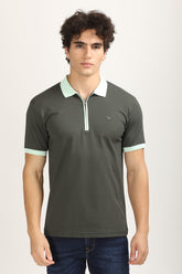 Zip-Up Smart Polo