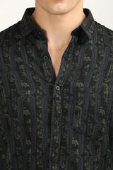 Smart Casual Premium Cotton Printed Shirt