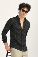 Smart Casual Premium Cotton Printed Shirt