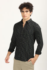 Smart Casual Premium Cotton Printed Shirt