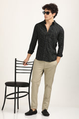 Smart Casual Premium Cotton Printed Shirt