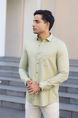 Gentle Green Premium Cotton Shirt