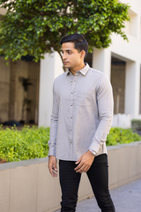 Grey Premium Cotton Shirt