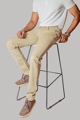 Light Khaki Slim Fit Jeans