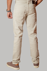 Beige Slim Fit Jeans