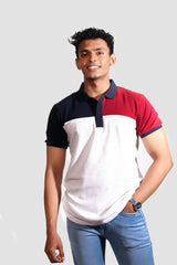 Textured Cotton Slim Fit Polo
