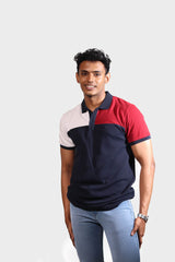 Textured Cotton Slim Fit Polo
