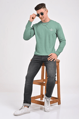 Pink Stylised Sweatcrew | Sea Green Stylised Sweatcrew