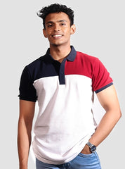Textured Cotton Slim Fit Polo