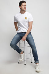 Blue Twill Classic Indigo Jeans - SB3026 J-35 N