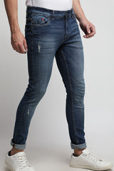 Blue Twill Classic Indigo Jeans - SB3026 J-36 N