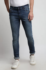 Blue Twill Classic Indigo Jeans - SB3026 J-36 N